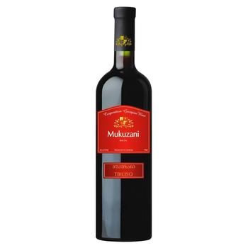 Tbiliso Mukuzani Red Dry Wine 13% 0.75l