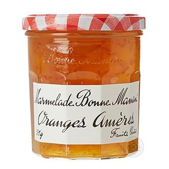 Jam Bonne maman orange 370g glass jar France - buy, prices for MegaMarket - photo 1