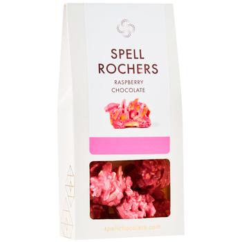 Spell Roscher White Chocolate Candies with Coconut, Raspberries and Almonds 80g - buy, prices for WINETIME - photo 1