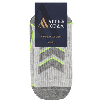 Lehka Khoda Men's Socks s.25 Silver Melange - buy, prices for Ideal - photo 1