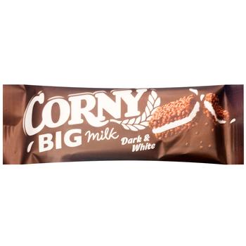 Батончик злаковий Corny з какао та молочно-кремовою начинкою 40г