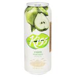 Сидр Kiss зі смаком груші газований пастеризований з/б 4,5% 0,5л