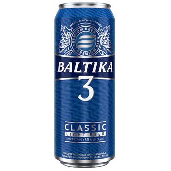 Baltyka №3 Beer 4.8% 0.5L - buy, prices for Tavria V - photo 1