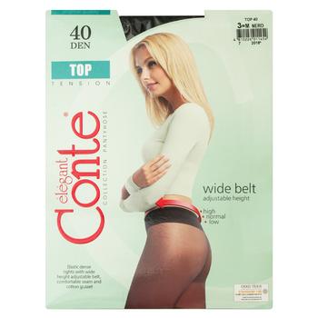 Колготи жiночi Conte Top 40ден р.3 Nero - купити, ціни на Auchan - фото 2