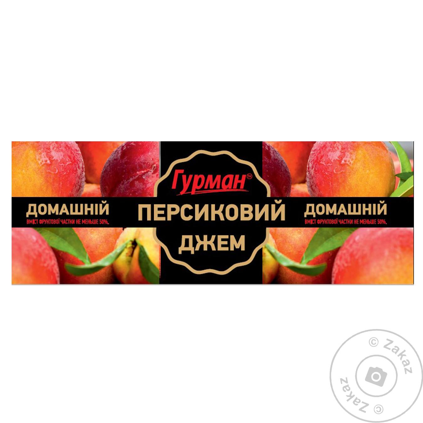 

Джем Гурман персиковый 400г