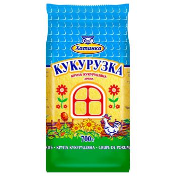 Крупа Хатинка Кукурузная мелкая 0,7кг - купить, цены на - фото 1