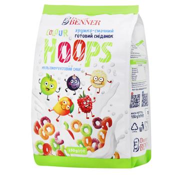 Сніданок сухий Doctor Benner кільця 150г - купити, ціни на Ідеал - фото 1