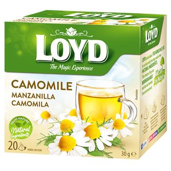 Loyd Chamomile Herbal Tea 1.5g*20pcs - buy, prices for NOVUS - photo 1