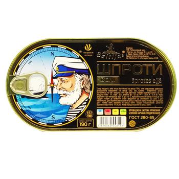 Baltijas Sprats in Oil 190g - buy, prices for MegaMarket - photo 2