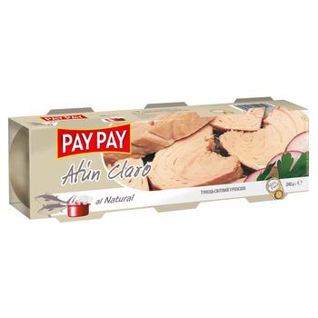 Pay Pay Light Tuna In Its Own Juice 3х80g - buy, prices for - photo 1