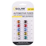 Solar Electric Mini Low Profile Zinc Alloy Automotive Fuses 10pcs