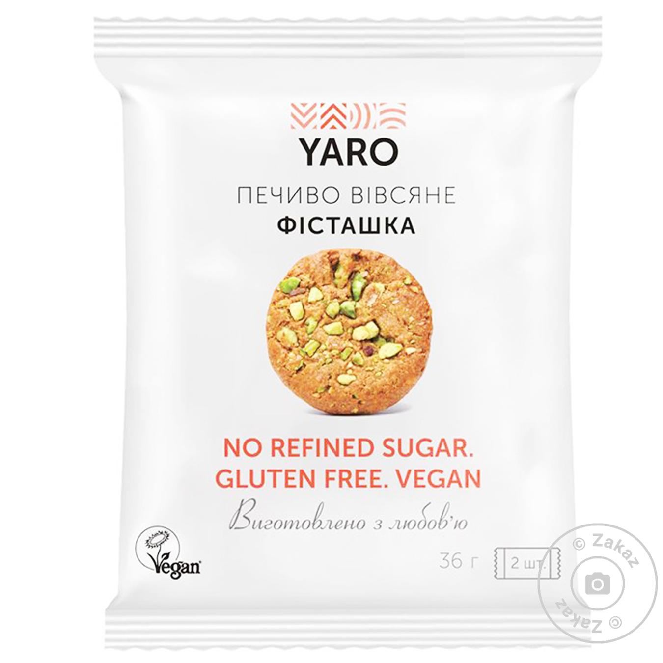 

Печенье овсяное Yaro фисташка 36г