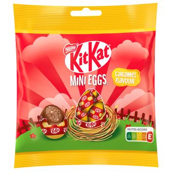 NESTLÉ® KITKAT® Mini Eggs Milky Chocolate Figurine with Caramel Flavor 90g - buy, prices for COSMOS - photo 1