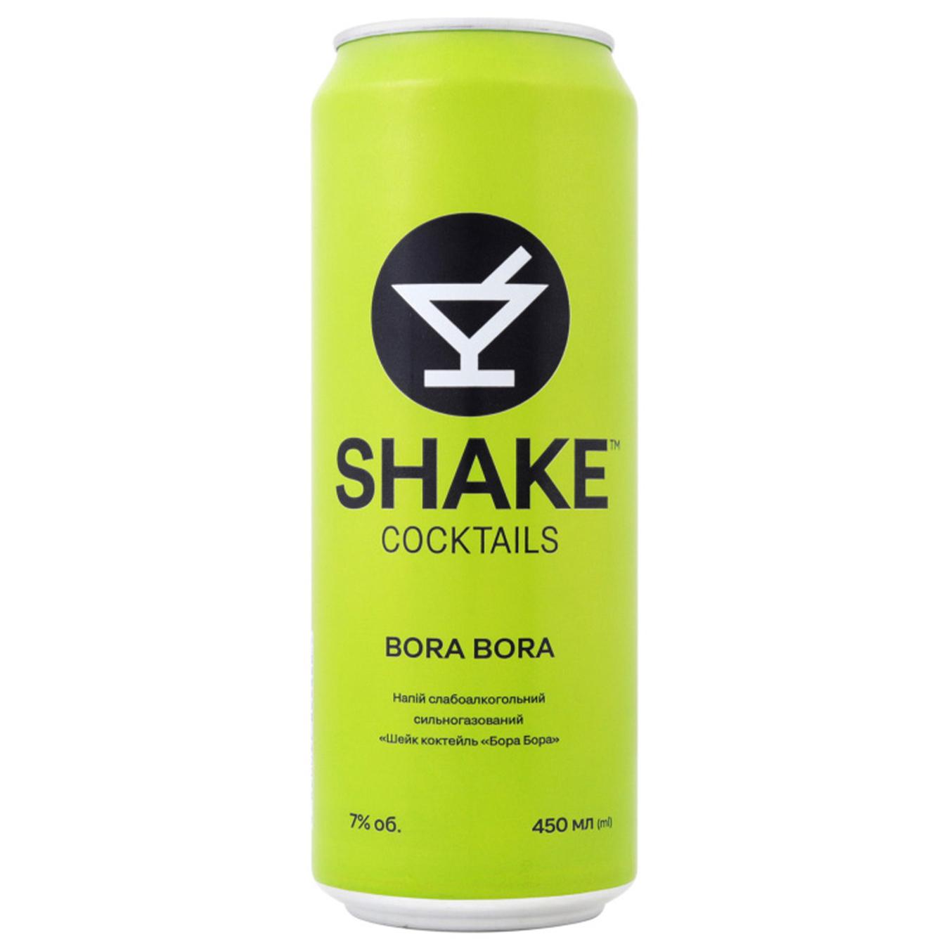 

Напій слабоалкоголній Shake Bora-Bora ж/б 7% 0,45л
