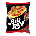 Лапша Big Bon Говядина + соус томатный с базиликом 75г