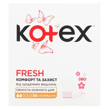 Kotex Fresh Deo Normal Plus Everyday Pads 56pcs