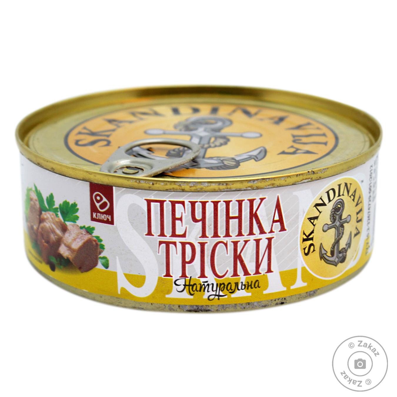 

Печень трески Скандинавия ключ №3 235г