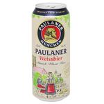 Пиво Paulaner Hefe-Weissbier світле 5,5% 0,5л