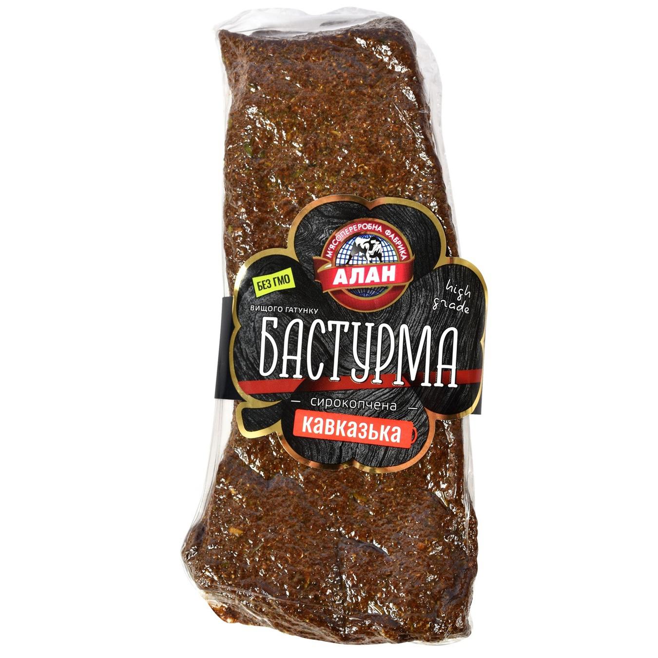 

Бастурма Алан Кавказская сырокопченая высший сорт