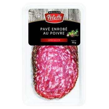Колбаса Polette Pave в перце нарезанная 90г - купить, цены на NOVUS - фото 1