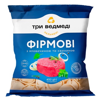 Three Bears Firmovi Dumplings with beef and pork 400g