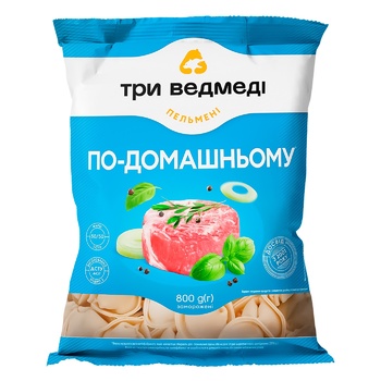 Tri Medvedi Po-Domashnyomy Meat Dumplings 800g