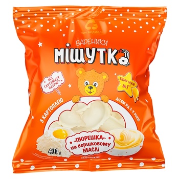 Try vedmedi Mishutka with potato frozen vareniki 400g - buy, prices for NOVUS - photo 2