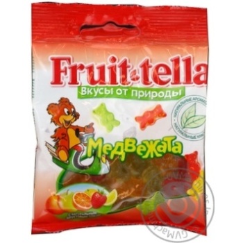 Цукерки жувальні Fruit-tella Ведмеді 30г - купить, цены на NOVUS - фото 1