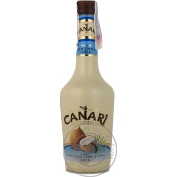 Лікер Canari Coconut Milk 0.35л х6 купить, цены на МегаМаркет - фото 1