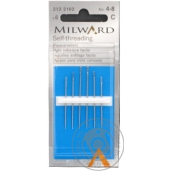 Needles Milvard for sewing 6pcs England - buy, prices for NOVUS - photo 3