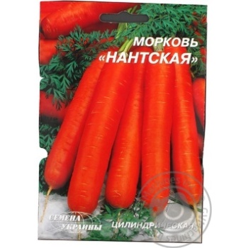 Насіння Гігант Морква Нантська Семена Украины 20г - купить, цены на NOVUS - фото 1