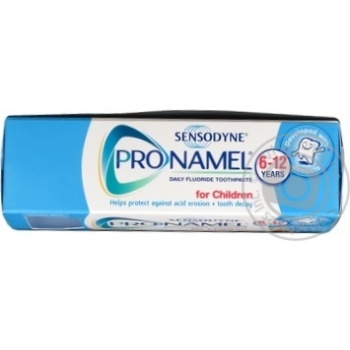Зубна паста Sensodyne Пронамель дитяча 6-12років 50мл купити, ціни на МегаМаркет - фото 5