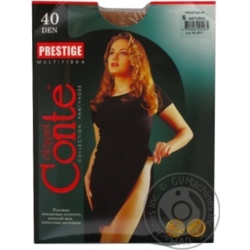 Колготи Conte Prestige 40 Den р.6 natur шт купити, ціни на МегаМаркет - фото 2