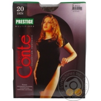 Колготы женские Conte Prestige 20ден р.3 Mocca - купить, цены на МегаМаркет - фото 3