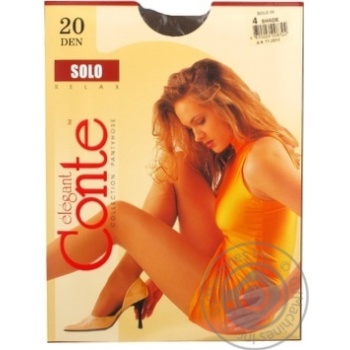 Колготы женские Conte Solo 20 ден р.4 Shade - купить, цены на ULTRAMARKET - фото 5