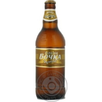 beer zolota bochka razlivnoe 5.2% 500ml glass bottle Ukraine - buy, prices for - photo 12