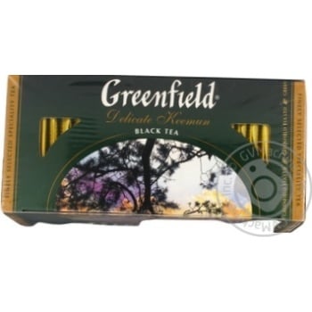 Black pekoe tea Greenfield Delicate Keemun 25х2g teabags Russia - buy, prices for - photo 11