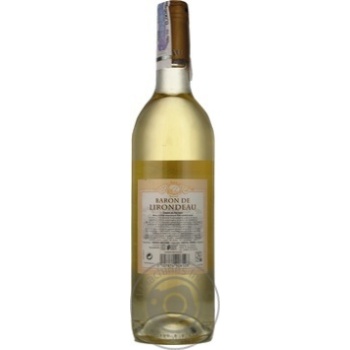 Baron de Lirodeau Semisweet White Wine - buy, prices for MegaMarket - photo 2
