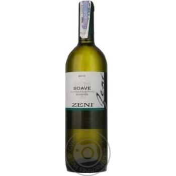 Wine Zeni white dry 12% 2010year 750ml Italy - buy, prices for MegaMarket - photo 1
