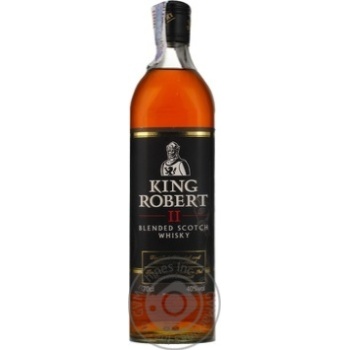 Whiskey King 40% 700ml glass bottle Scotland England - buy, prices for MegaMarket - photo 1