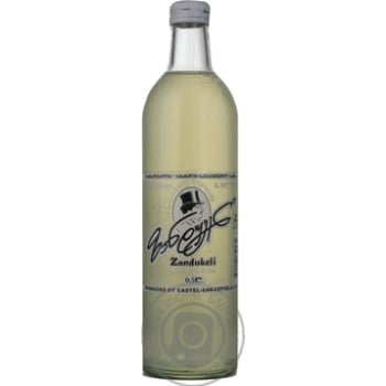 Non-alcoholic sparkling drink Zandukelli Georgian lemonade Cream Soda glass bottle 500ml Georgia - buy, prices for NOVUS - photo 1