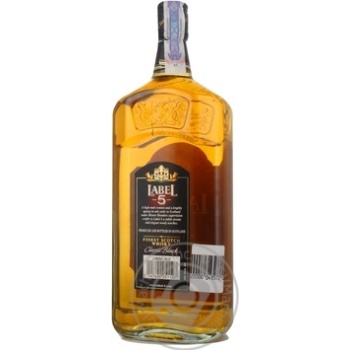 Label 5 Classic Black Whisky 40% 1l - buy, prices for ULTRAMARKET - photo 2