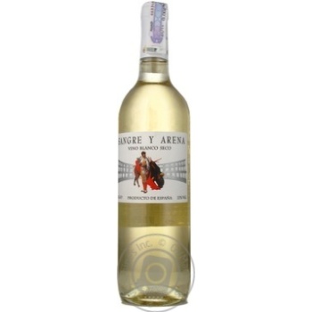 Wine ayren white dry 11% 750ml glass bottle Spain - buy, prices for MegaMarket - photo 1