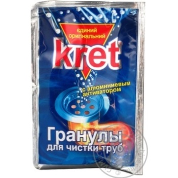 Засіб для прочищення труб Kret 50г - купити, ціни на КОСМОС - фото 4