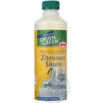 Засіб для видалення накипу ОРМ Зелена Лінія екологiчний з лимонним ароматом 500мл - купити, ціни на - фото 9