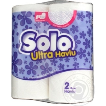 Towel Solo white paper 2pcs - buy, prices for NOVUS - photo 1