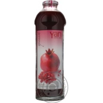 Sugar-free juice produced by cold pressing Yan pomegranate glass bottle 930ml Armenia - buy, prices for MegaMarket - photo 3