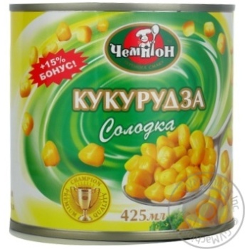 Кукурудза цукрова преміум Чемпіон з/б 425г - купити, ціни на - фото 3