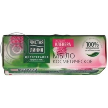 soap pure line clover 80g - buy, prices for - photo 2