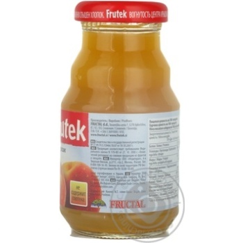 Reconstituted pasteurized homogenized gluten-free nectar enriched with vitamin C and pulp Frutek peach for children from 4+ months 125ml Slovenia - buy, prices for - photo 7